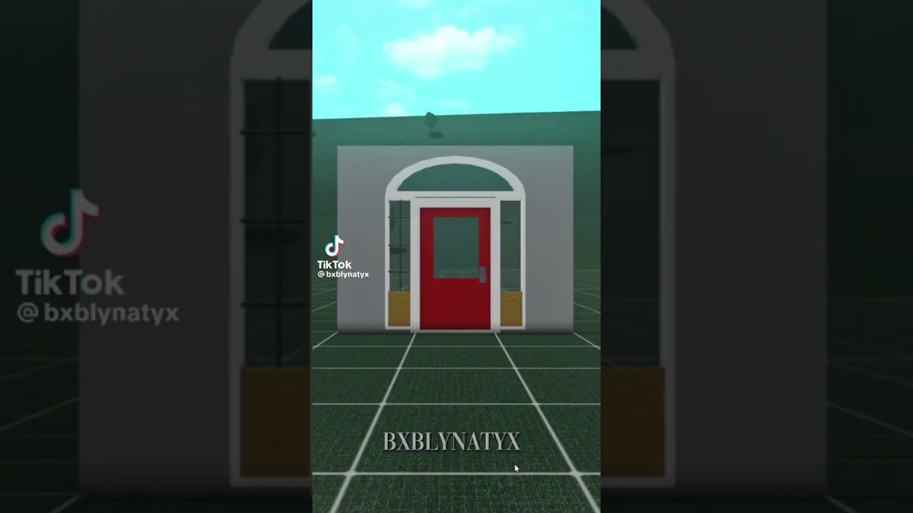 Custom Front door tutorial for #bloxburg !!