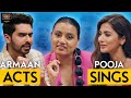@ArmaanMalikOfficial teaches Pooja Hegde singing || SMS Unfiltered