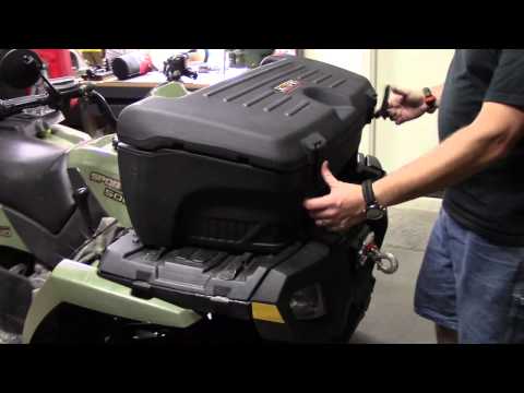 Kolpin Rear or Front Trailbox on Front Rack of Polaris Sportsman 500