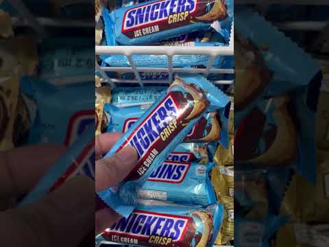 SNICKERS ICE CREAM CRISP #shorts #short  #shortsfeed