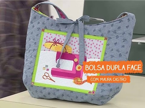 Bolsa Dupla Face com Maura Castro - Vitrine do Artesanato na TV