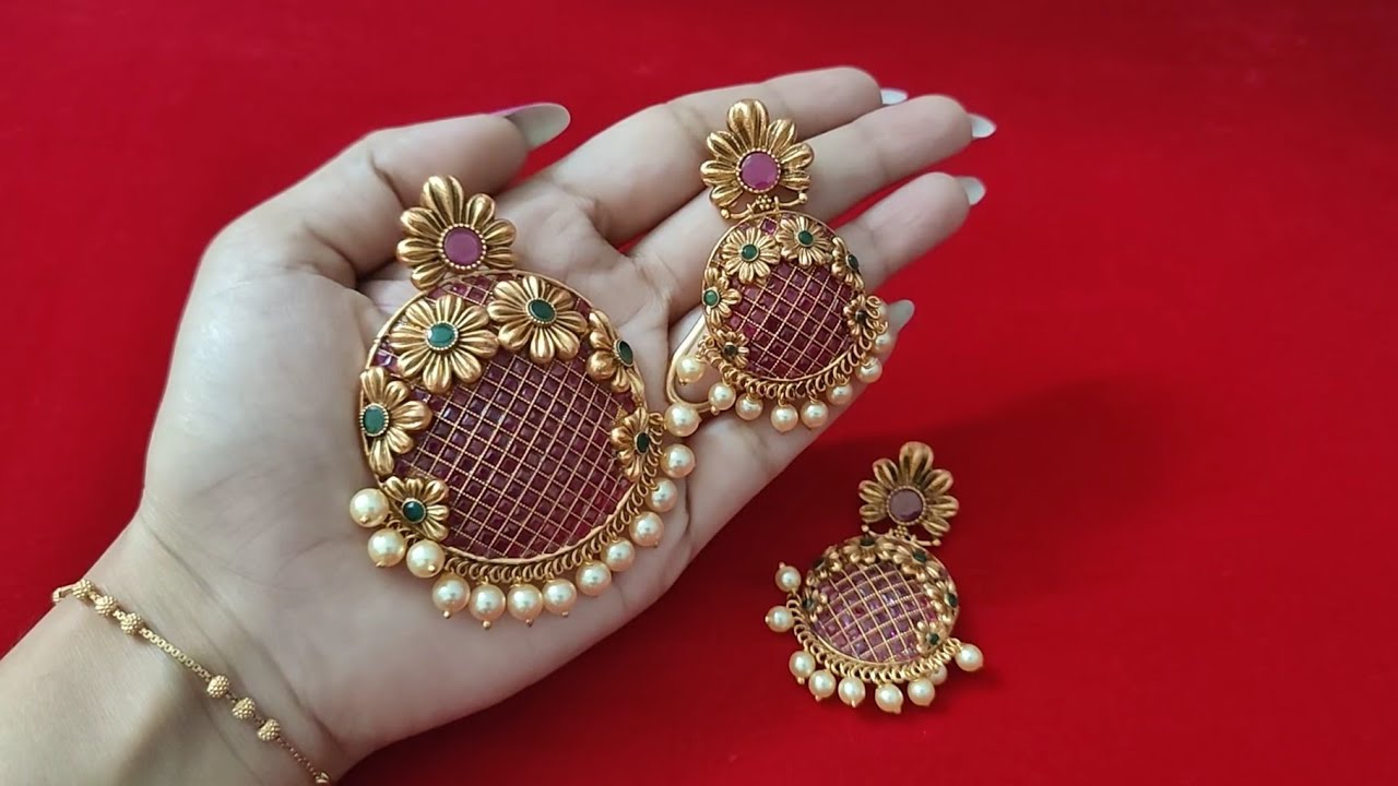 Pin by padmaja on kasula haram | Gold earrings designs, Bridal gold  jewellery designs, Gold jewelry fashion
