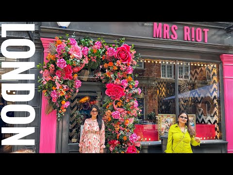 2023 London Sweltering Hot June Summer Walk | 32°C Streets of Central London Walking Tour