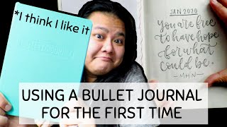 My very first Bullet Journal! A beginner's flip through | January & February 2020