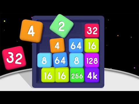 Merge Block 2048 3D. Reach 4K (Sound Only)