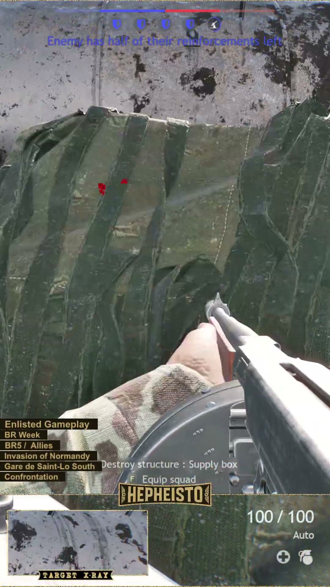 Paratrooper eliminates Tiger II (P) with RPzB. 43 Ofenrohr