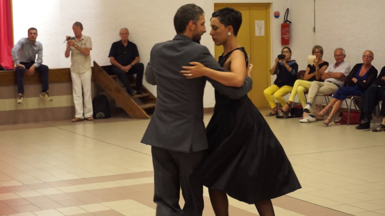 Tangueros Perpignan- Villeneuve de la Raho 09/09/2019 - Virginia Uva et César Agazzi- Tinta roja