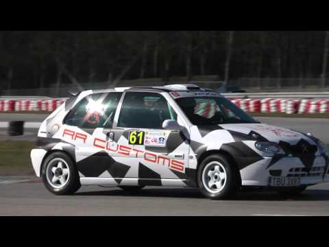 Mostek Bartosz  - Citroen Saxo - SuperOES 3 Runda  Tor Kielce 19-03-2016