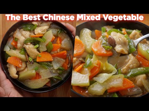 The Best Chinese Mixed Veg with Chicken Recipe