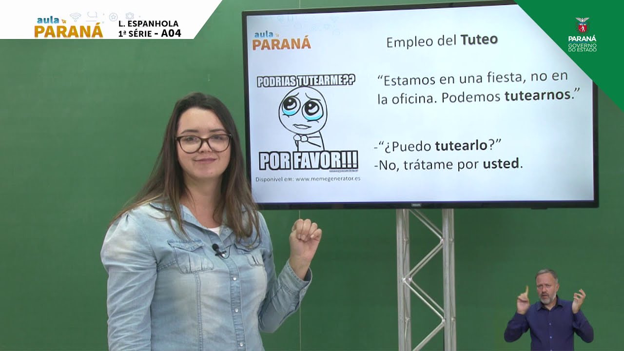 1ª Série | Língua Espanhola | Aula 04 - Formas de Tratamento