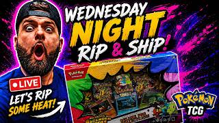 🎁 Pokémon Rip & Ship LIVE – Sealed Product Below Market! And GIVEAWAY!🎁