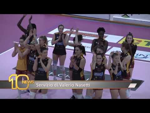 Pallavolo. Serie A2 femminile. L'Acqua e Sapone Roma vince 3-0 - Canale 10