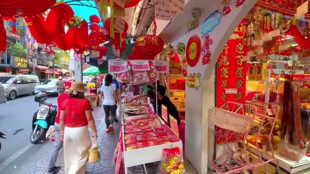 Lunar New Year in Chinatown, Bangkok, Thailand