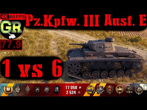 78_World of Tanks Pz.Kpfw. III Ausf. E WoT Replay - 9 Kills 1.2K DMG(Patch 1.5.0)