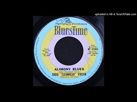 Eddie "Cleanhead" Vinson - Alimony Blues - 1969 Blues