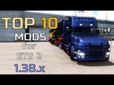 TOP 10 MODS - ETS 2 - 1.38.x (October 2020)