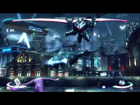 INJUSTICE | The Joker METERLESS 61% and 68% Super Move combos By Eh SnOwY