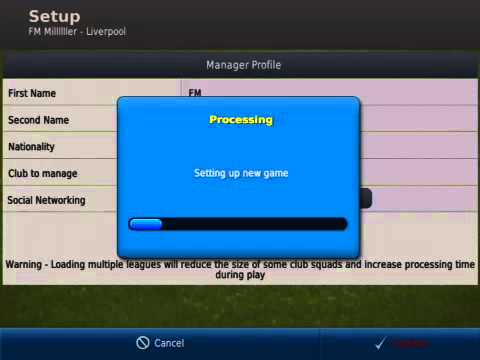 Lets Play FM13 Handheld - Ep.1 Starting Up