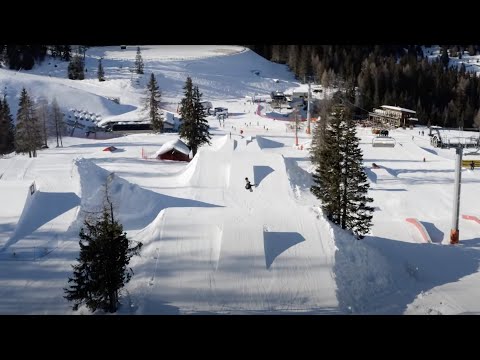 DOLOMITI SUPERSKI // Homeruns with Simon Gruber at Snowpark Alta Badia