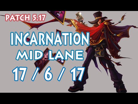 C9 Incarnation Twisted Fate vs Karthus - Mid Lane 5.17 - KR Diamond  SoloQ