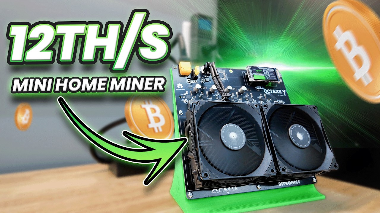 The BIGGEST Mini Open Source Bitcoin Miner - 12 th/s