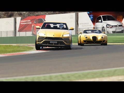 Thumbnail for Wiesmann GT MF5 vs Lamborghini Urus at Vallelunga by Wiesmann