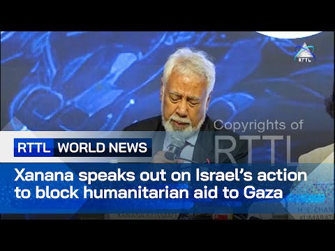 Xanana speaks out on Israel’s action to block humanitarian aid to Gaza