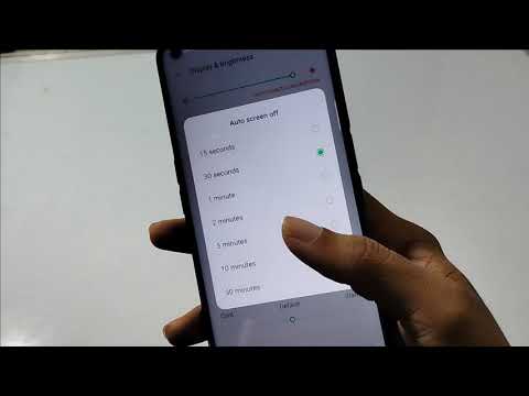 auto screen off oppo mobile settings | auto screen lock time out