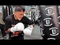 JOSEPH DIAZ JR LOOKING LIKE A BEAST IN WORKOUT! SMASHES HEAVY BAG & MITTS AHEAD OF FORTUNA FIGHT