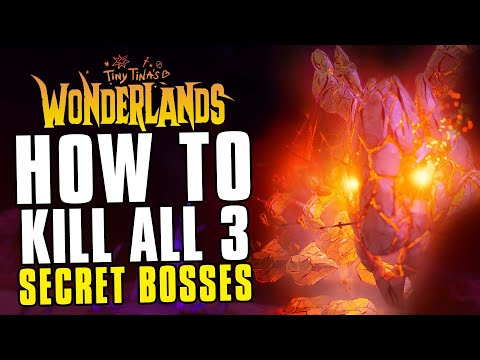 (SPOILERS) - Wonderlands: HOW TO BEAT ALL 3 SECRET RAID BOSSES! - NO NONSENSE GUIDE