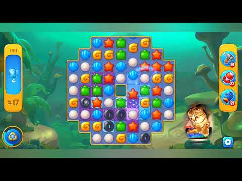 Fishdom 2022, no Boosters,  1101  level  -  прохождение без бустеров,  1101  уровень.