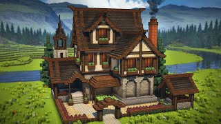 Minecraft: How To Build A Aesthetic Cottage | Tutorial