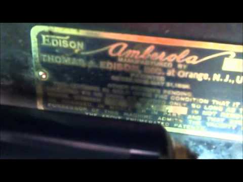 Edison Amberola V c.1913 - WORKS!