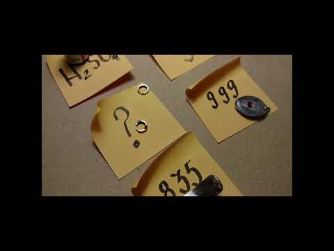 Testing silver with acid