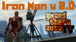 Смотреть онлайн Мод для GTA 4 – железный человек