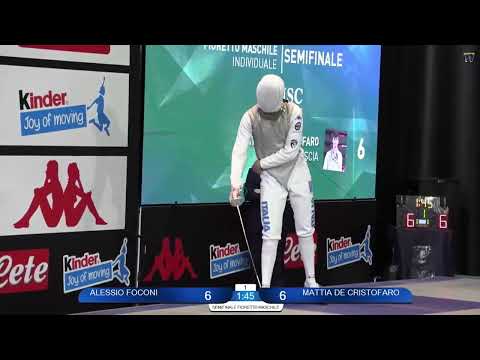 Italian Championships 2023 SMF - L4 - Alessio Foconi v Mattia De Cristofaro
