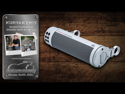 Kuryakyn RoadThunder Sound Bar By MTX Install & Review