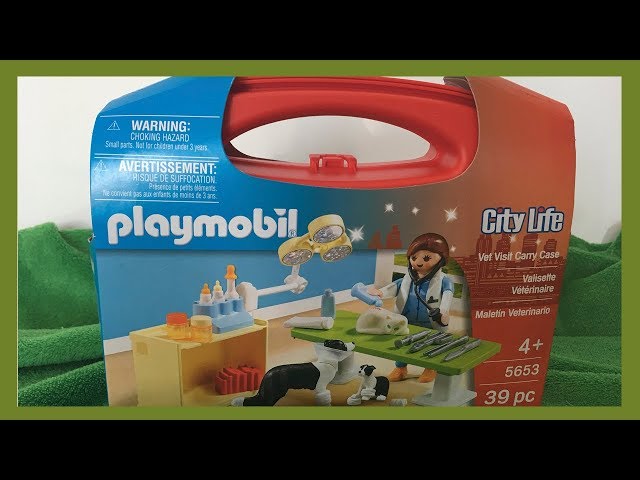 Vídeo relacionado con PLAYMOBIL City Life Maletín Veterinaria, A Partir de 4 años (5653)