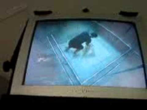 Madman in lift prank