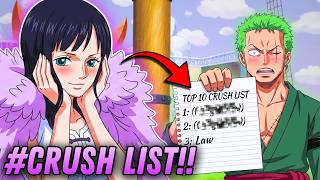 If Zoro Found Robin Crush List | One Piece