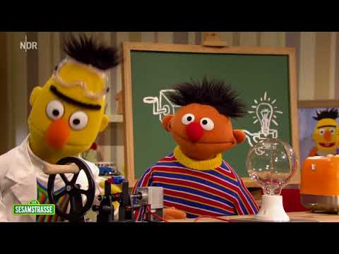 Bert experimentiert mit Strom  –  Sesamstraße 👀