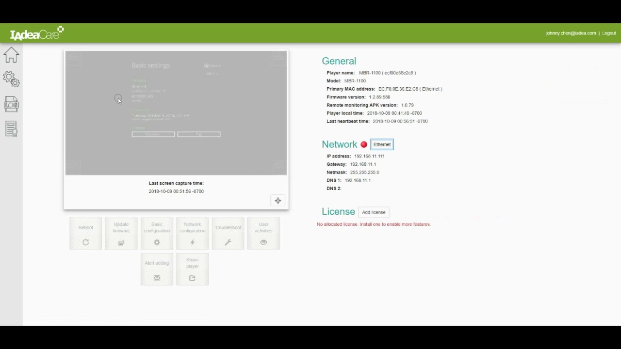 IAdeaCare Adding Cloud License Video Tutorial