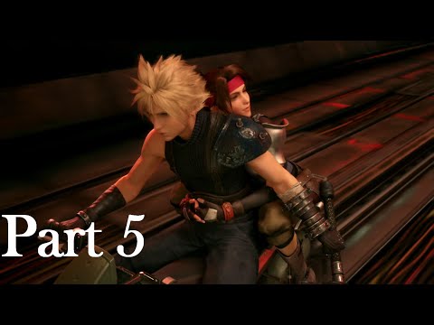 Final Fantasy 7 (VII) Remake 100% Platinum Walkthrough PS4 Pro - Part 5