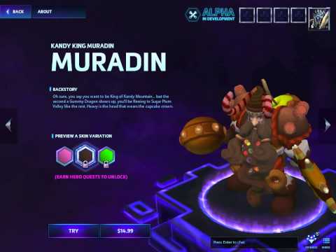 Heroes Of The Storm Kandy King Muradin Skin