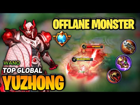 SUPREME YUZHONG Offlane Monster [ Top Global Yu Zhong Best Build ] By ᴡᴀɴᴏ - Mobile Legends