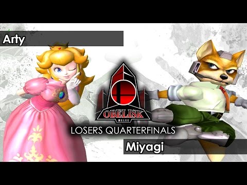 Melee: Arty (Peach) V Miyagi (Fox) - Obelisk 32 Tournament SSBM
