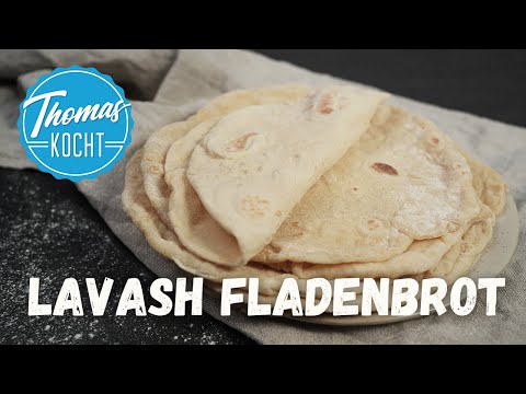 Fladenbrot in der Pfanne einfach selber machen / Lavash