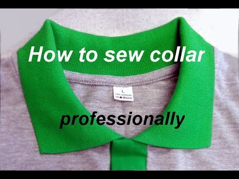 How to Sew Ladies Polo Neck T Shirt