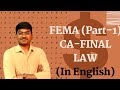 Foreign exchange management act (Part-1)||CA-Final law