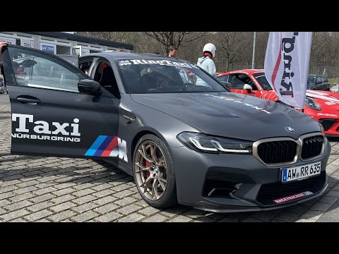 BMW M5 CS Ringtaxi Nürburgring Nordschleife Karfreitag 2022
